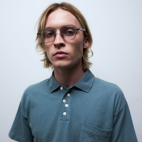 Iris Optical / Warm Grey Acetate & Blue - Light Lens - Shade Files